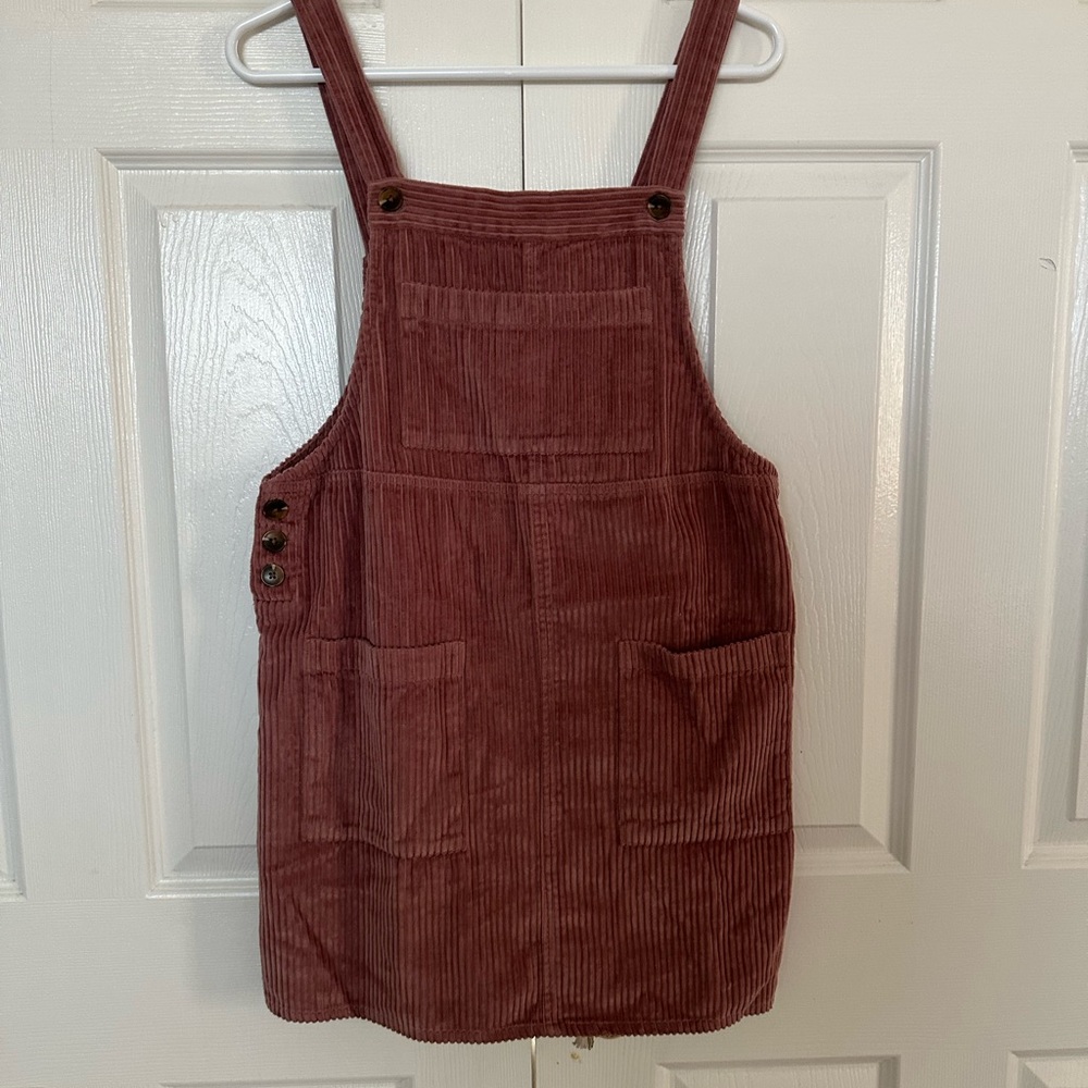 Corduroy Overall Dress